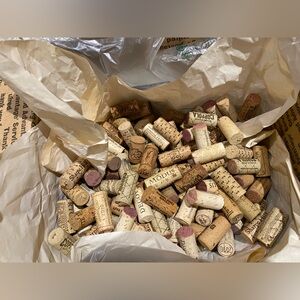200 Wine Corks For Crafting, Art, Decor, Mulch And Other Projects. No Synthetic.